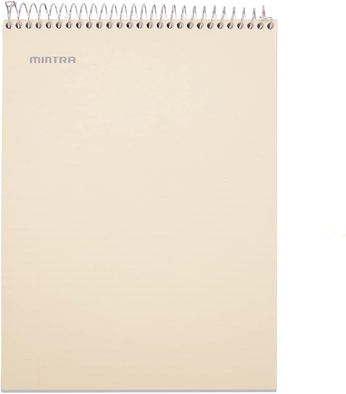 Mintra Office TOP BOUND Durable Spiral Notebooks (Spring Pink, Arctic Ice, Sun Yellow, College Ruled 3pk)