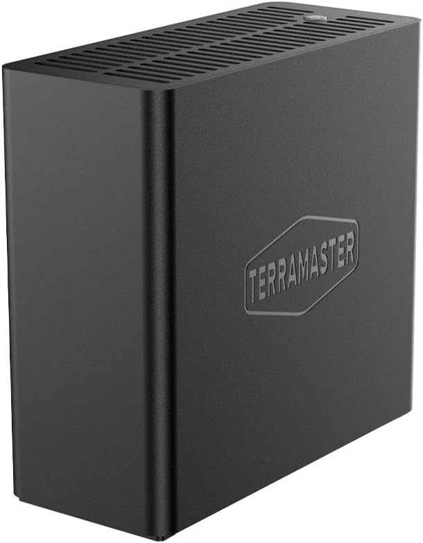 TERRAMASTER D4 SSD NVMe Enclosure - 40Gbps 4Bay, USB Storage Type-C Supports 4xM.2 NVMe 2280 SSDs, Compatible with USB 4/3.2/3.1/3.0, Thunderbolt 5/4/3, Mobile App for Data Backup Included (Diskless)