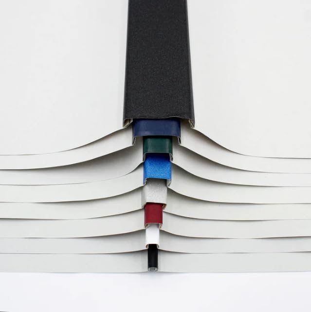 Thermal Binding Clear Covers with Steel Spine –for Thermal Binding Machines – Formerly Unibind – Used in Real Estate, Education and Various Businesses (Bordo, 20 Sheets Max - 110/boxes)