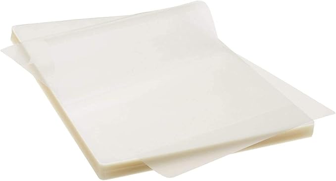 BESTEASY Clear 9" x 11.5" Thermal Laminating Sheets 3 mil Letter Size Thermal Laminating Pouches, Hold 8.9'' x 11.4'' Letter Size Sheets, Pack of 2000