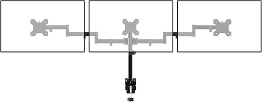 Suptek Triple LED LCD Monitor Desk Mount Heavy Duty Fully Adjustable Stand for 3 / Three Screens up to 27 inch (MD6463)