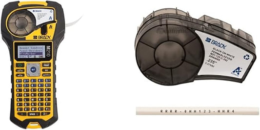 Brady M210 Portable Label Printer Bundle with Heat Shrink Tubing and Accessories