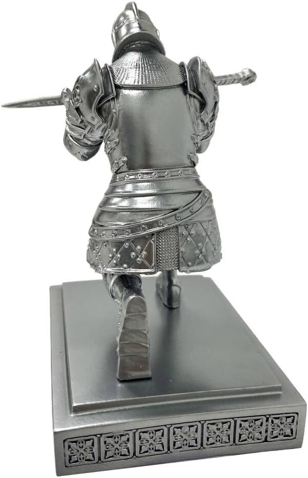 Medieval Knight Pen Holder Office Desk Decor Birthday Gifts for Men Father Husband Unique
