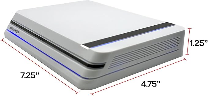 Avolusion PRO-X Series USB 3.0 External Hard Drive for WindowsOS Desktop PC/Laptop (White) - (12TB) (Renewed)