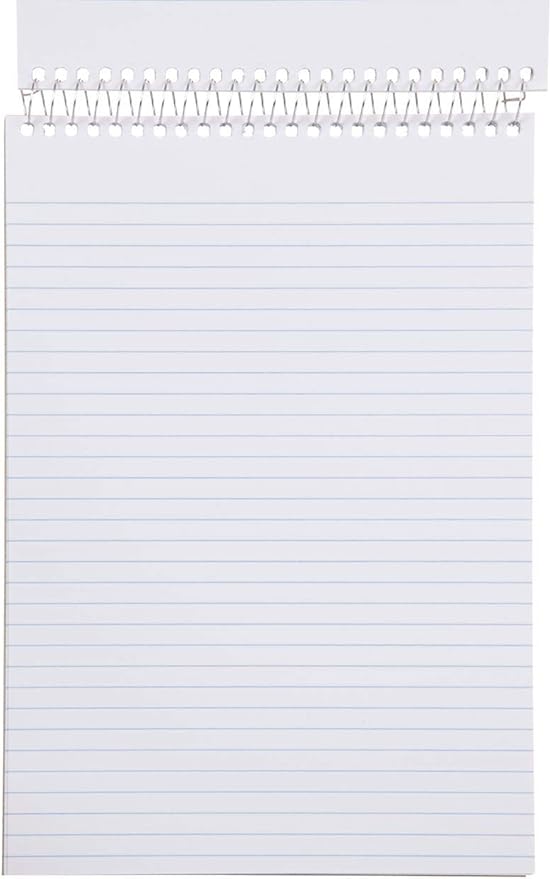 Mintra Office Steno Books (Poly Steno 8pk (Arctic Ice, Green Olive, Charcoal), Narrow Ruled)