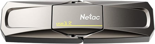 Netac 256GB Portable External USB Solid State Drive Type-c and USB 3.2 Dual Interface, up to 400MB/s Security Protection for Data Storage, Expansion of Storage for Photos/Videos/Music/Files, US5