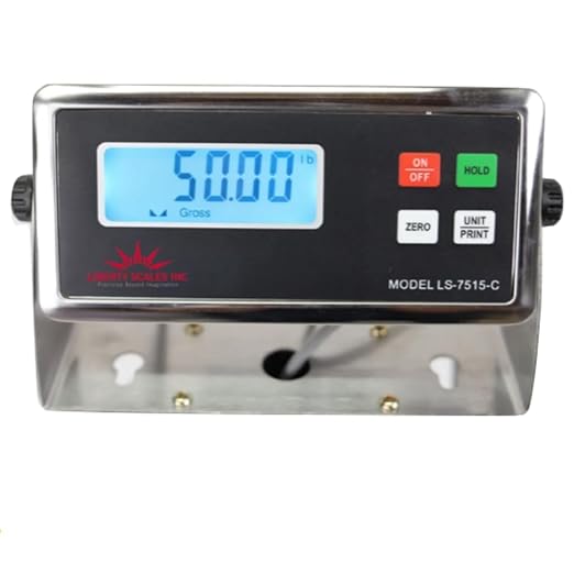 Liberty LS-700-4X6 Heavy Duty General Purpose Floor Scale | 48" x 72" | Capacity of 5000 lbs x 1 lb + Yellow