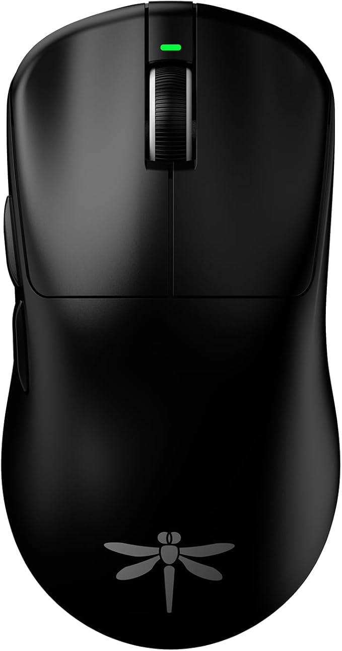 VGN Dragonfly F1 Pro Wireless Gaming Mouse - 49g Ultra-Lightweight, 26K DPI Optical Sensor, 6 Programmable Buttons, 65Hrs Battery, Esports Grade - Classic Black