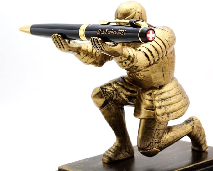 Swiss Engraved Pen – Free Custom Engraving, Refillable Ballpoint, Personalized Luxury Pen for Men & Women