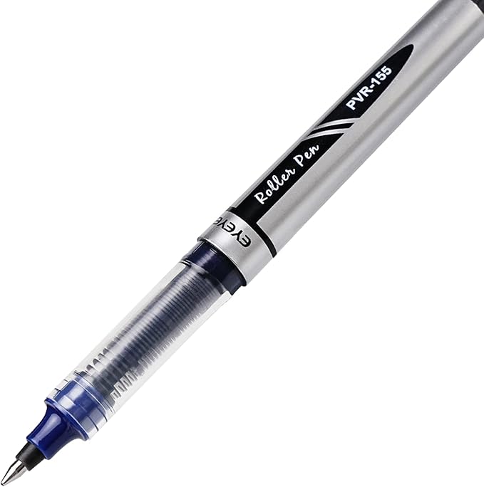 EYEYE Rollerball Pens 0.7mm, 6 Black 6 Blue Medium Point Roller Ball Pen Quick Dry, Liquid Ink Pens Fine Point Smooth Writing Pen for Journaling, Note Taking, Office, School Supplies
