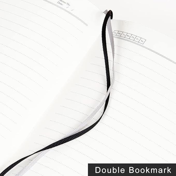 KaiRuiYing Lined Journal Notebook, 160 Pages, 5.5'' × 8.6'' A5 Size, College Ruled, 100 GSM Thick Paper, Leather Hardcover Bullet Journal for Men & Women Available for Writing, Work, Office, Diary and Back to shcool