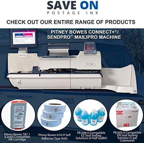 Save On Postage Ink Compatible Red Ink Francotyp Postalia Postage Meter Cartridge Pic10 Red Fluorescent Postage Meter Ink Cartridge for PostBase Mailing System 20/30/45/65/85