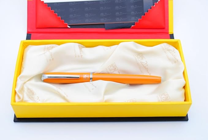 czxwyst Picasso 916 Malage Fountain Pen M Nib Original Box (Orange)