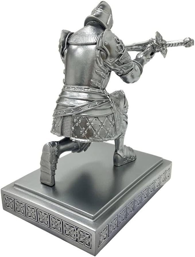 Medieval Knight Pen Holder Office Desk Decor Birthday Gifts for Men Father Husband Unique