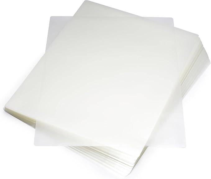 Amazon Basics Clear Thermal Laminating Plastic Paper Laminator Sheets, 3 mil, 11.5 x 9.0-Inch, 100-Pack