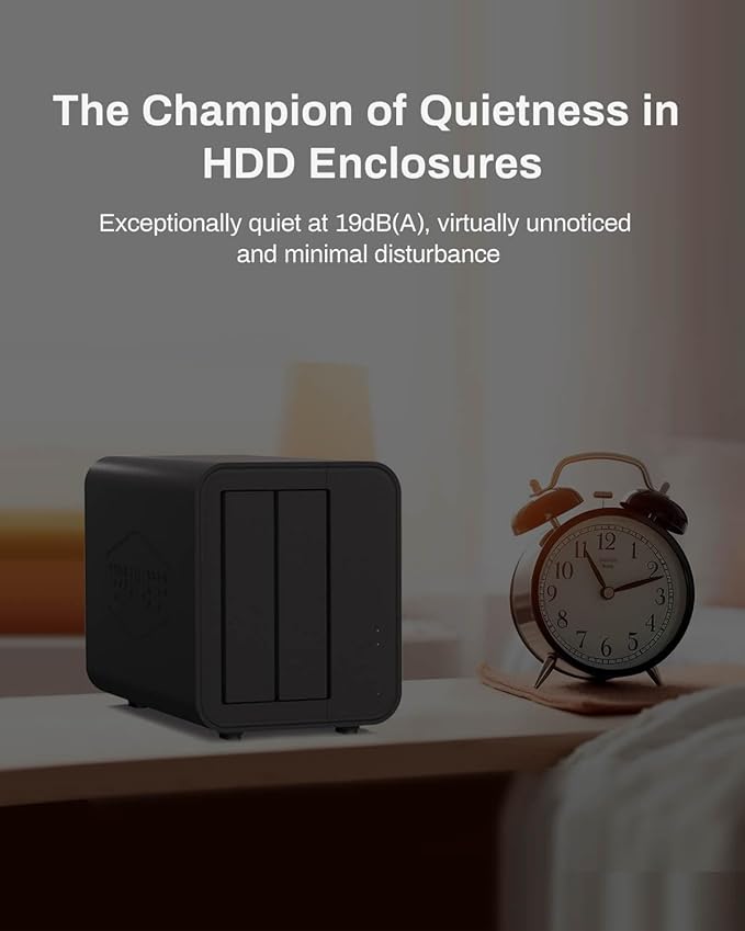 TERRAMASTER D5 Hybrid HDD NVMe Enclosure - USB 3.2 Gen 2 10Gbps Type C 5Bay USB Storage Supports RAID 0/1/Single/JBOD Exclusive 2+3 RAID Hybrid Disk Array (Diskless)