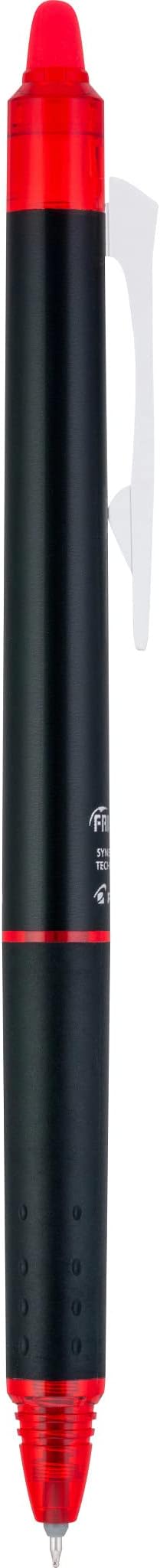PILOT FriXion Synergy Clicker Erasable Gel Ink Pens, Extra Fine Point, Red Ink, 8-pack (17855)