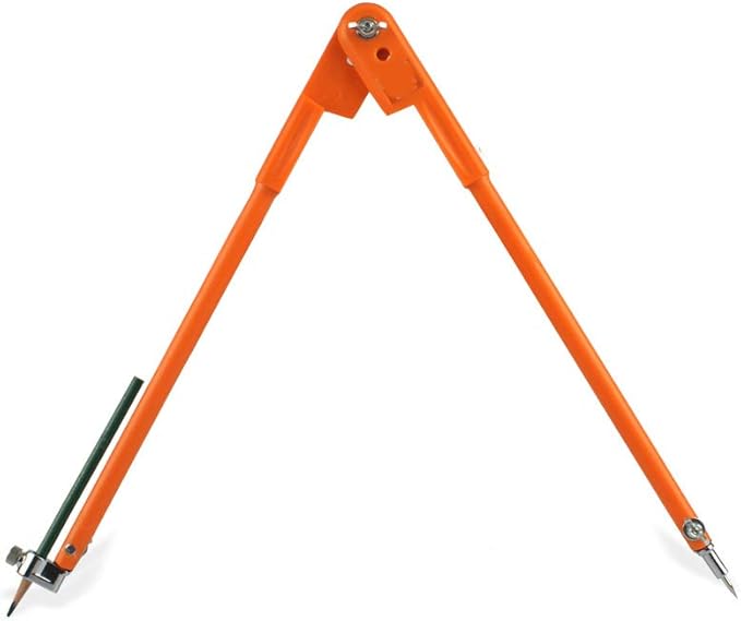 Professional Woodworking Compass Pencil Marking Compass Circle Maker Scriber for Geometry (Medium)