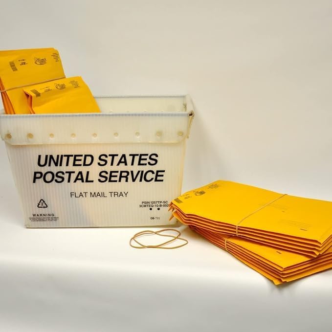 Upgrade Office Supply Rubber Bands, Size 64 (3-1/2 x 1/4), 80 Bands, 1/4 lb, 40-Pack CASE, USA