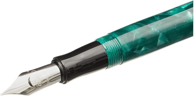 Conklin Duragraph Fountain Pen Forest Green - Extra Fine Nib, Precision Writing Instrument with Classic Design