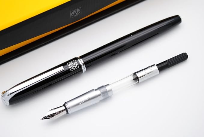 czxwyst Picasso 916 Malage Fountain Pen M Nib Original Box (Black)