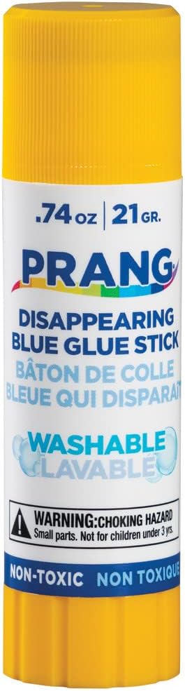 Prang Washable Glue Stick, Blue, 74 Oz., 60 Count