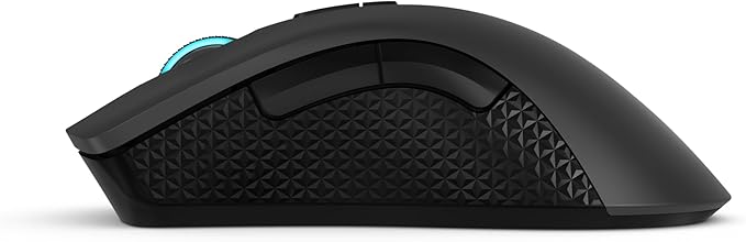 Lenovo Legion M600 RGB Wireless Gaming Mouse – 16,000 DPI, 9 Programmable Buttons, 200-Hour Battery Life, 50-Million Clicks Durability – Ambidextrous Computer Mouse (Black)