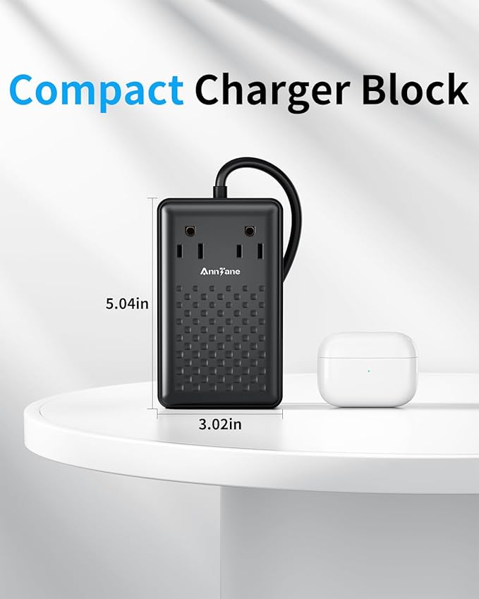 Charging Station 140W USB C Charger Block, Upgraded GaN III 8-in-1 Fast Charging Station Hub，PD 100W Laptop Charger Adapter Compatible with Compatible with MacBook Air/Pro,iPhone16/15,Galaxy S24 etc