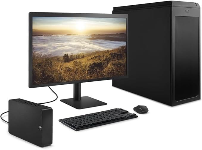 Seagate Expansion 8TB External Hard Drive HDD - USB 3.0, with Rescue Data Recovery Services (STKP8000400)