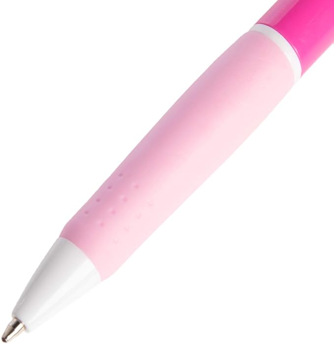 Simply Genius 100 Pack Office Pens, Retractable Ballpoint Pens in Black Ink, Ideal for Schools, Notebooks, Journals (Assorted Colors, 100pcs)