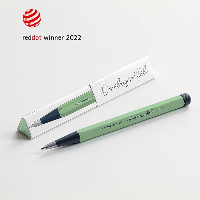 LEUCHTTURM1917 - Drehgriffel Mechanical Pencil - Refillable Writing Stylus with 0.7 mm HB Graphite Lead (Rising Sun)