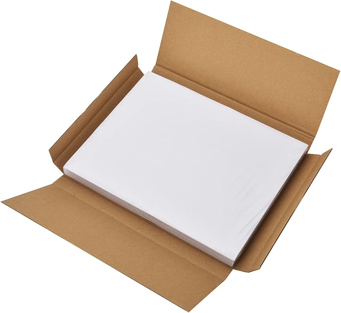 Coopaty Full Sheet Address Labels for Laser/Inkjet Printers, White, 8.5" x 11" Shipping Label, 10000 Labels