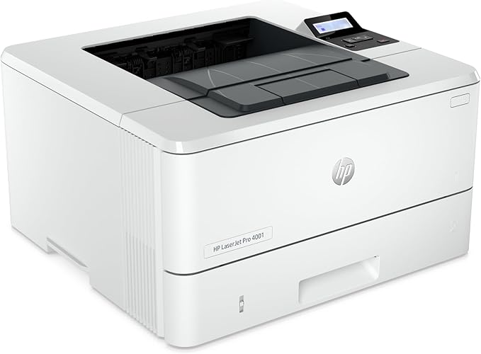 HP LaserJet Pro 4001n Black & White Printer, Print, Fast speeds, Easy setup, Mobile printing, Advanced security, USB, Ethernet Connection, Best-For-Office
