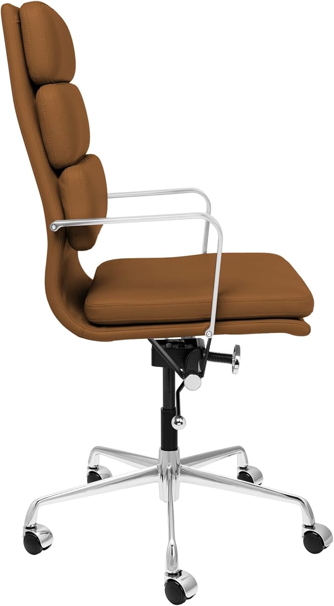 Laura Davidson Furniture SOHO II Tall Back Padded Management Chair (Brown)