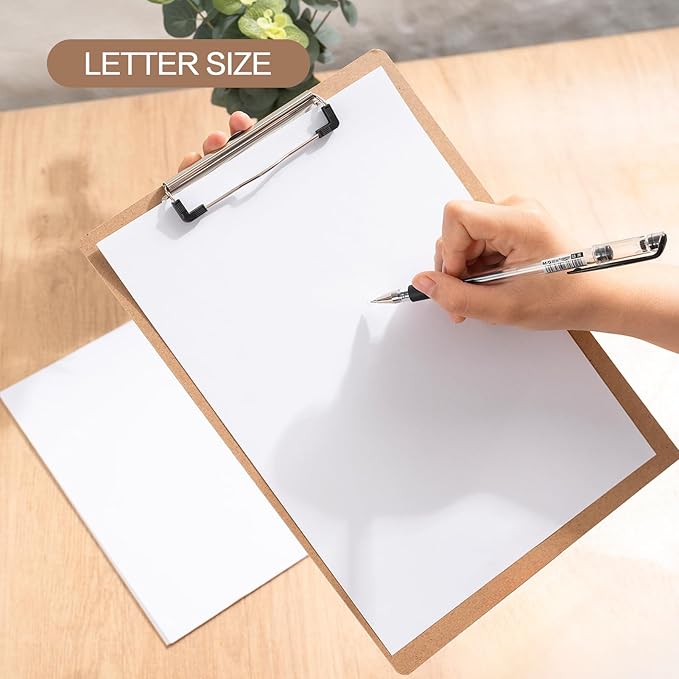 Clipboards, 12 Pack Clipboards for Classroom, A4 Standard Size 12.5 x 9 Inch with Low Profile Clip