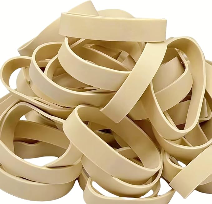 Rubber Band Depot, Size #84 - Rubber Band Measurements: 3-1/2" x 1/2'' - Approximately 160 Rubber Bands Per Bag - 1/4 Pound Bag