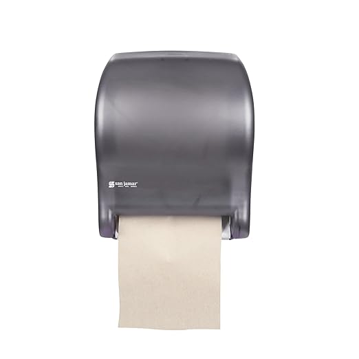 San Jamar Classic Smart Essence Plastic Paper Towel Dispenser, Towel Dispenser for Bathroom, 10 X 14.5 X 12.5 Inches, Black Pearl