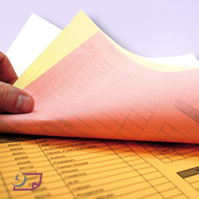 NextDayLabels - Superior Carbon-Less NCR, Pre Collated Paper, 500 Sheets Per Pack (8-1/2" x 11" 4 Part Straight, #5925)