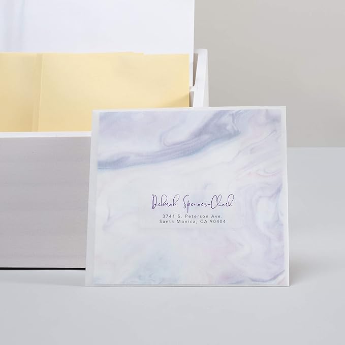 Avery Printable Address Labels with Sure Feed, 1" x 2-5/8", Matte Clear, 750 Blank Mailing Labels (08660)