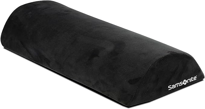 Samsonite Foot Rest for Under Desk at Work – Ergonomic Foot Stool for Couch – Versatile Under Desk Footrest for Office & Home, Foot Support Underdesk