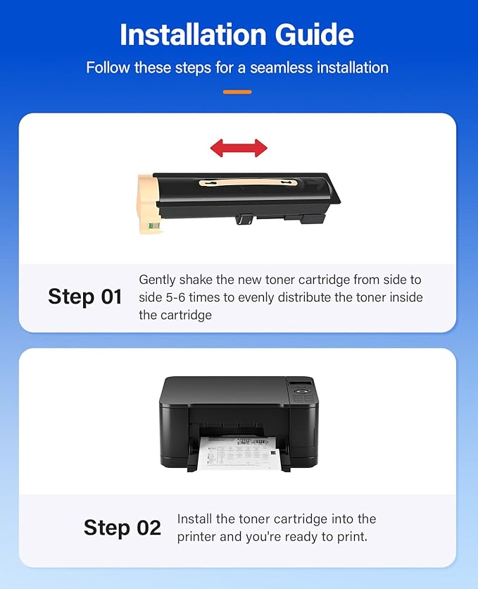 106R01294 Phaser 5550 Black High Capacity Toner Cartridge 2-Pack with chip Replacement for Xerox 106R01294 Toner Cartridges Compatible with Xerox Phaser 5550 Series Laser Printer Ink All-in-One Copier