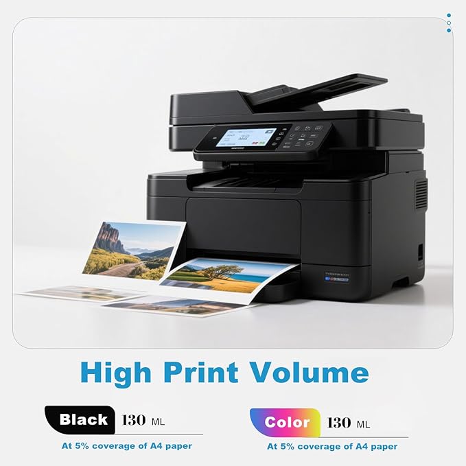 High Capacity 738 738XL Ink Cartridges 498N4A 498N6A 498N5A 498N7A Compatible with T950 T850 Printer Ink(4-Pack)