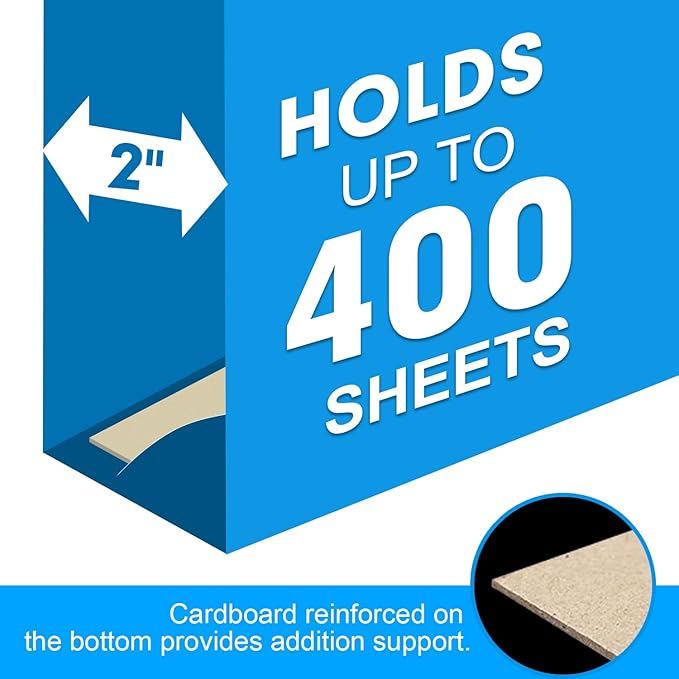 Extra Capacity Hanging File Folders, RAZCC 30 Pack Letter Size Reinforced Hanging Folders with Heavy Duty 2 Inch Expansion for Bulky Files, Filing Cabinet, Adjustable Tabs, Assorted Colors