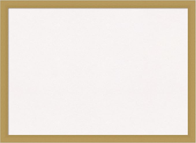 Amanti Art White Cork Board for Wall, 22x30 Vision Board with Gold Frame, Medium Corkboard Office Decor for Home Organization, Casual Corkboard Pinboard to display items for home organization