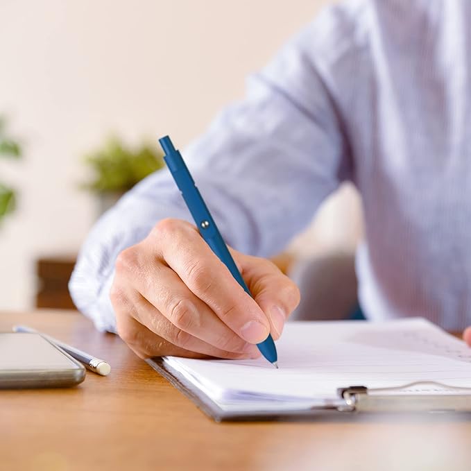 Epakh 10 Pcs Gel Pens, 0.5mm Quick Dry Black Ink Pens Fine Point Smooth Writing Pens Retractable Ballpoint Pens, Aesthetic Pens Office Supplies Gifts for Women Men School Office(Rustic Color)