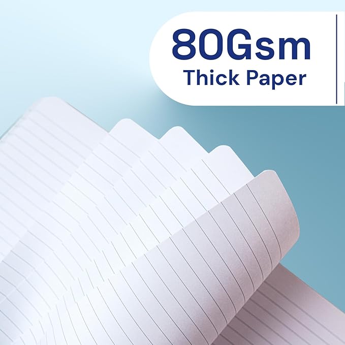 A4 Lined Journal Notebook, 8mm Ruled Notepad, Journaling for Writing, Work, School, Travel and Note Taking, Hardcover 160 Pages (80 Sheets) 8.27 x 11.6 inches (Pink)