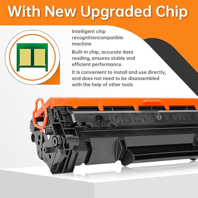 25B3074 High Yield Black Toner Cartridge (45,000 Pages) - Compatible with Lexmark M5255 M5270 XM5355 XM5370 XM7355 XM7365 XM7370 Printers(with Chip)