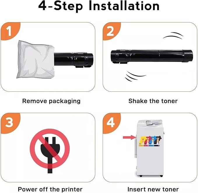 LEDES C8030 Toner Cartridge Replacement for Xerox Altalink C8030 C8035 C8045 C8055 C8070 006R01697 006R01698 006R01699 006R01700, 26,000 Extra High Capacity Toner Cartridge (4 Packs, BCMY)