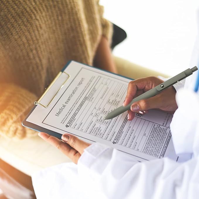 Gel Ink Pens,5PCS Aesthetic Pens,Quick Dry Ink Pens & 5PCS Black Ink Refills, Premium Retractable Rolling Ball Gel Pens, 0.5mm Japanese Black Ink Pens, Cute Office School Supplies Gifts for Women Men