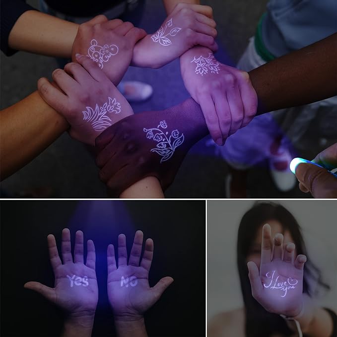 Invisible Ink Pens, 28 Pack Spy Pen Invisible Disappearing Ink Pen with UV Light, Upgrade Exquisite Packaging Magic Pen for Secret Message, Birthday Party, and Kids Halloween Goodies Bags Toy